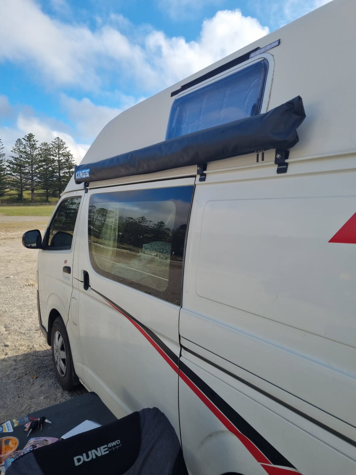 Ozroofracks | Gutter Mount Awning