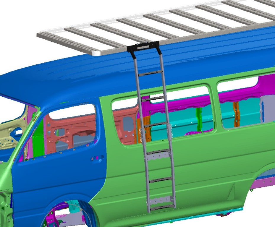 Ozroofracks | Gutter Mount Uprights