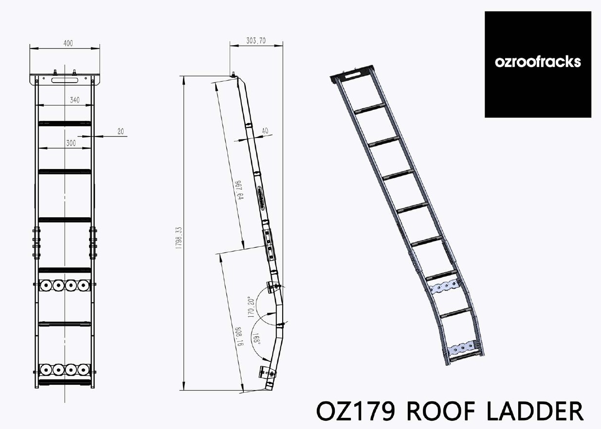Ozroofracks | Gutter Mount Uprights