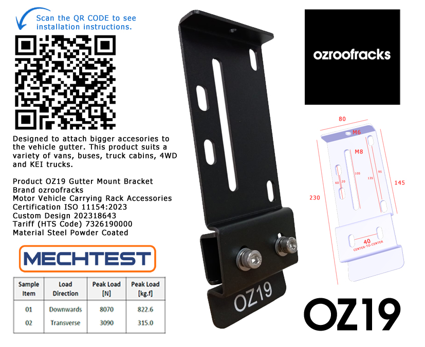 Ozroofracks | Roof Top Tent Awning Brackets