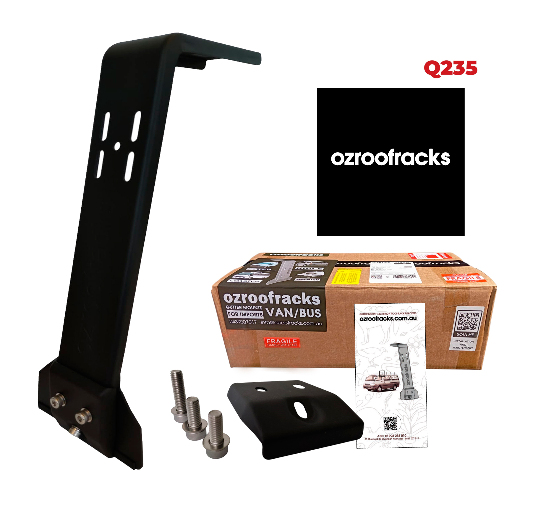 Ozroofracks | Rain Gutter Mount Roof Rack