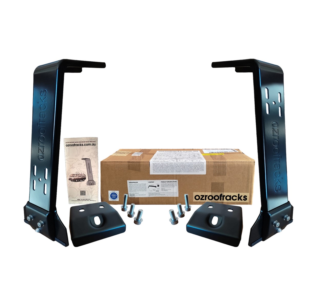 2x OZ44 Carbon Steel Brackets 44CM Ozroofracks